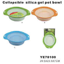 silicone pet bowl